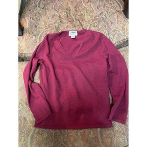 Eddie Bauer Italian Merino Stretch Sweater Size M